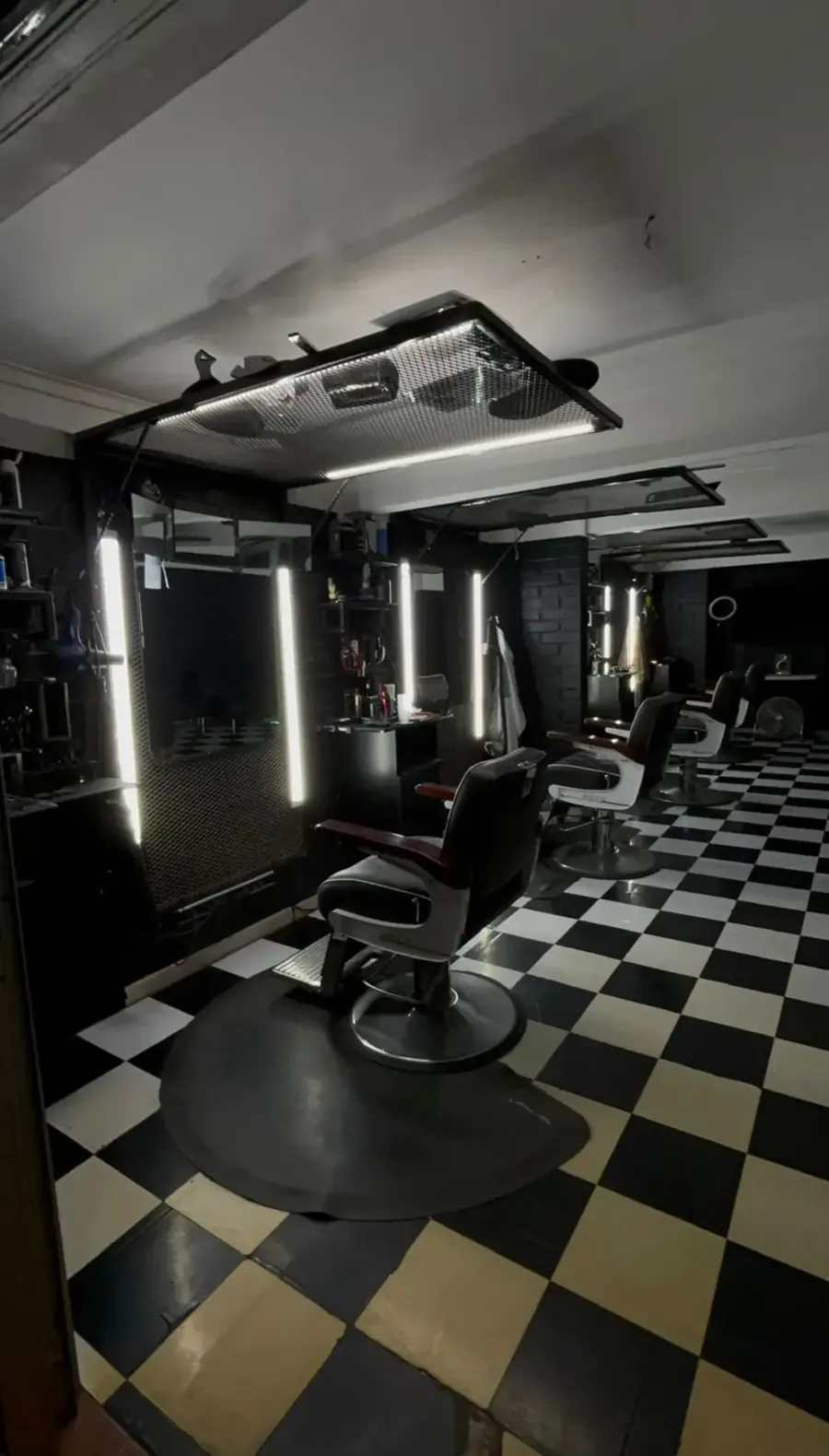 Barbería equipada